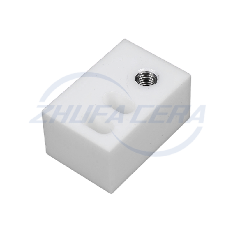 金属ねじ裏地付きジルコニアセラミック位置決めブロック