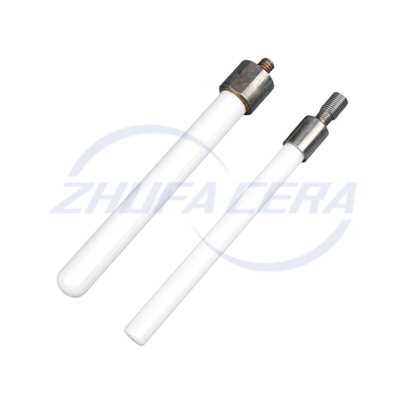 金属ヘッド付きジルコニアセラミックロッド